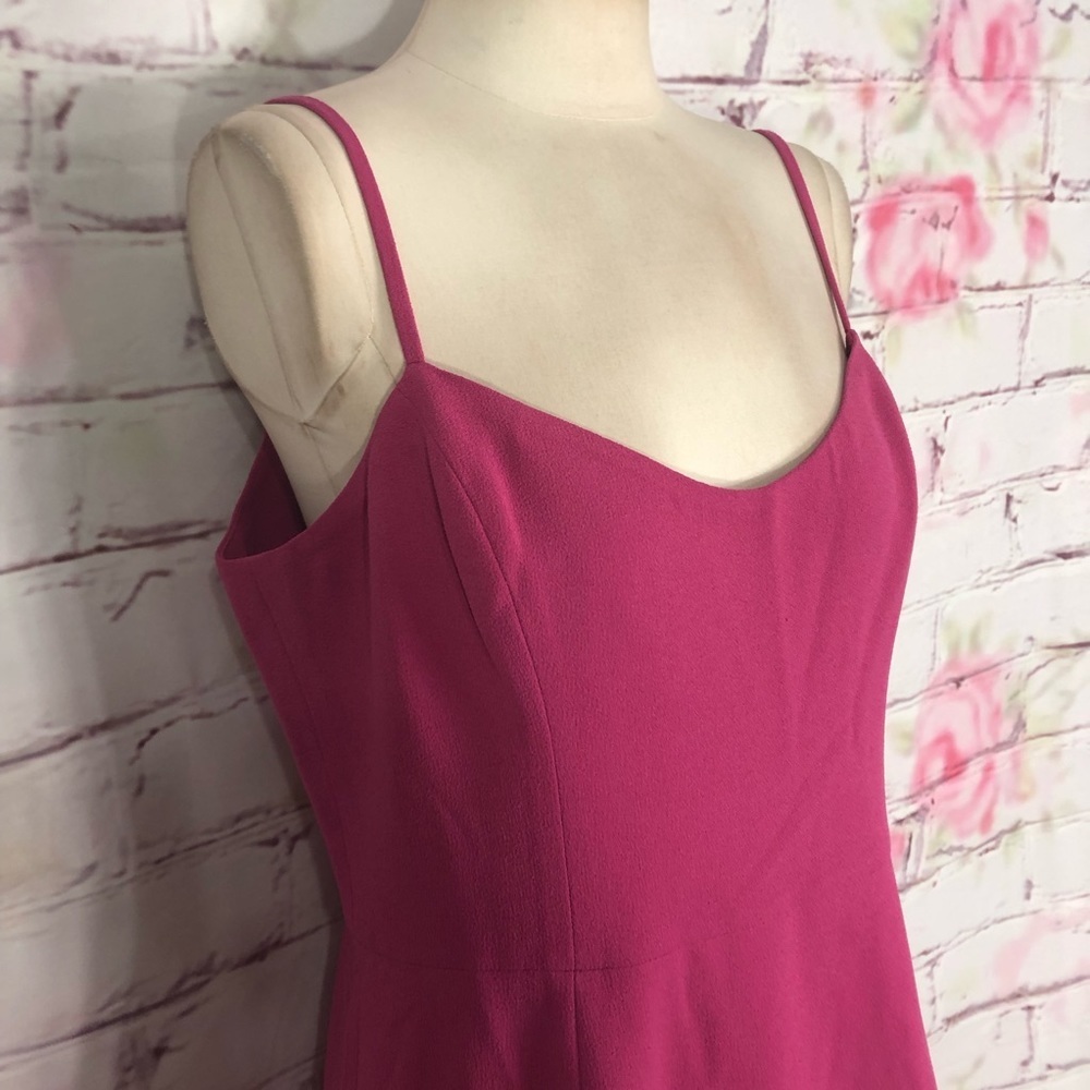 Dress the population Mira dress in hibiscus pink - Picture 6 of 16